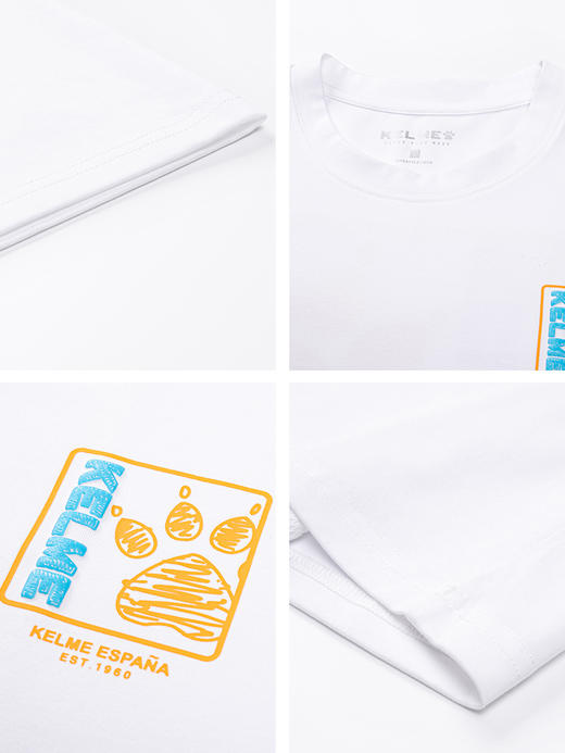 KELME卡尔美冰感轻薄运动短袖男透气夏时尚舒适体恤休闲男款上衣6224TX1061 商品图3