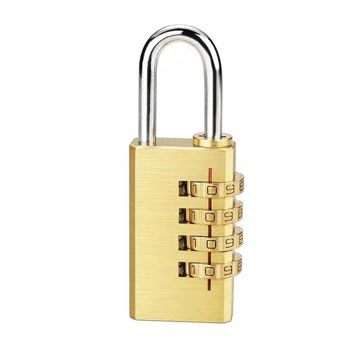 纯铜密码挂锁旅行箱锁更衣柜书包箱包健身房家用迷你密码小锁头 商品图4