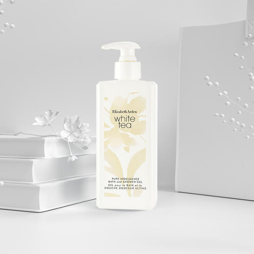 伊丽莎白雅顿白茶沐浴露390ml/117605 植物精粹柔滑肌肤淡雅芬芳 商品图0