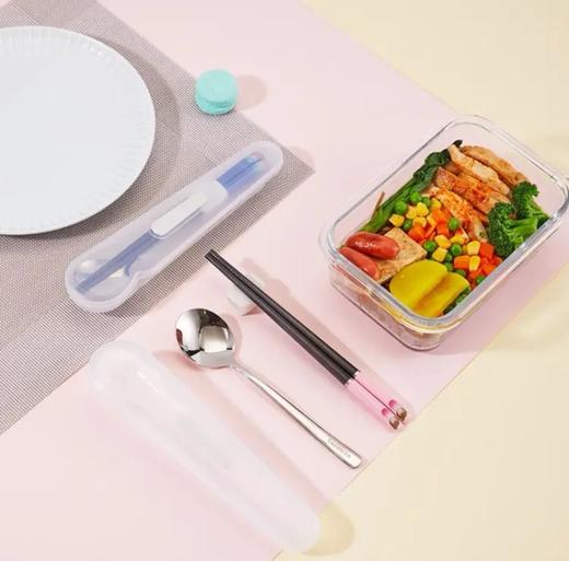 【专柜-多样屋】-合金筷便携筷勺套装 小孩男女吃饭 商品图4
