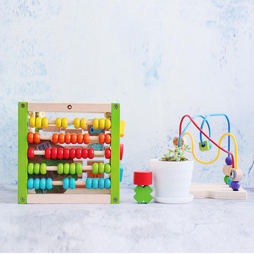 德国EverEarth 小五合一多功能游戏台单品 多功能玩具台多面体 益智儿童 商品图3