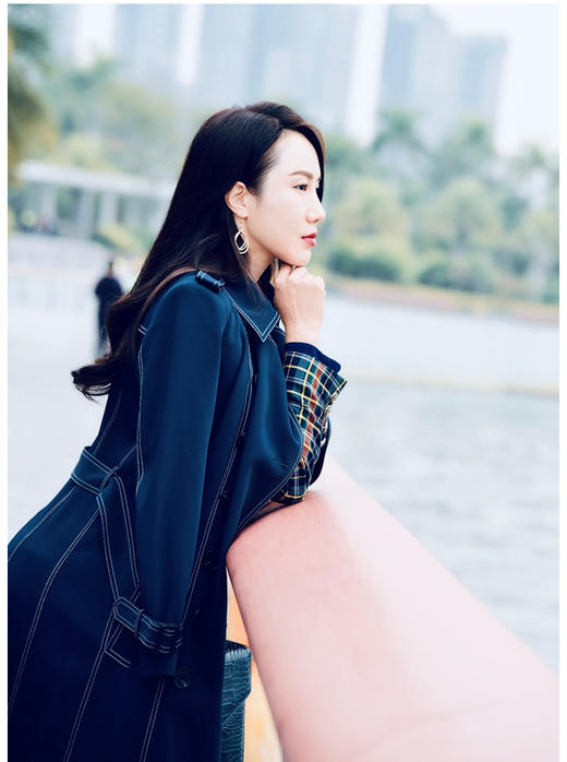 J9384048颈袖添香季时尚职场修身显瘦气质中长款连衣裙女J9384048 商品图5