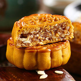 【5.5元/盒】庆达老五仁月饼4块装（0705759）