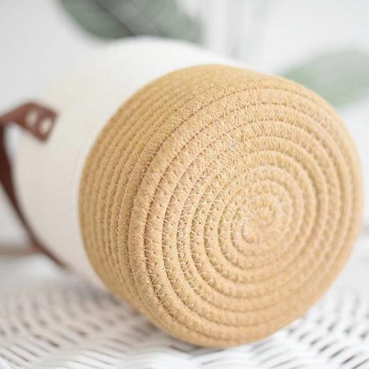 【经久耐用】出日本サントリー（桑得利）编织壁挂收纳筐一组 商品图3