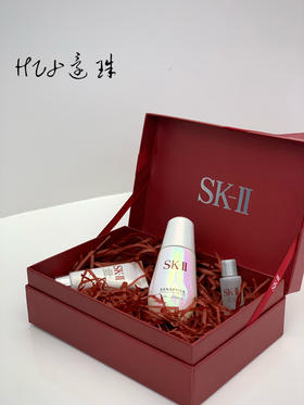 SK-II/SK2礼盒大红瓶面霜小灯泡神仙水附赠品淡化斑点耀白肌肤