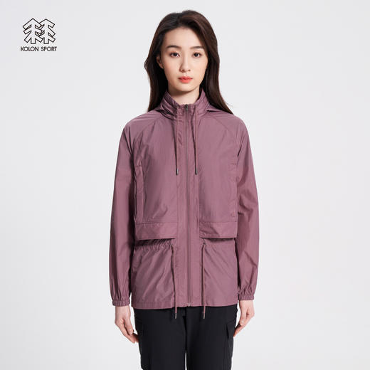 KOLONSPORT可隆皮肤衣女款户外防晒UPF50+运动上衣夹克外套LKJK2MT608 商品图2
