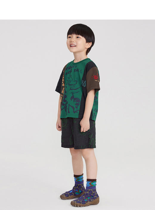 江南布衣童 22年夏装新款 短袖T恤   1M5113050 商品图10