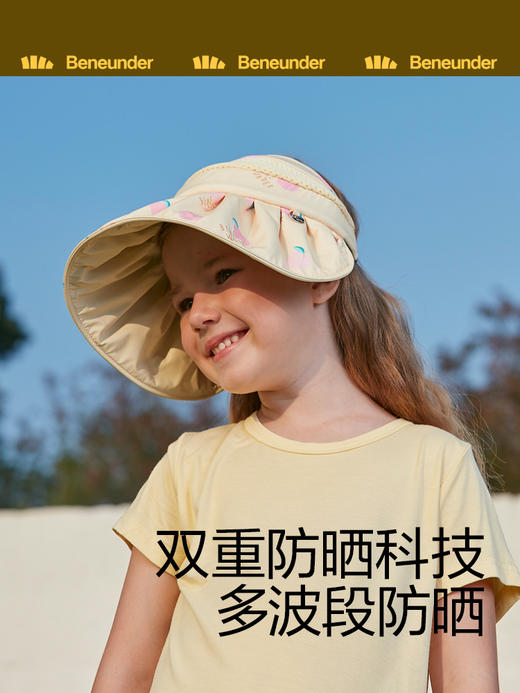 蕉下22新品天际系列漫游儿童防晒空顶帽UPF50+ 商品图4