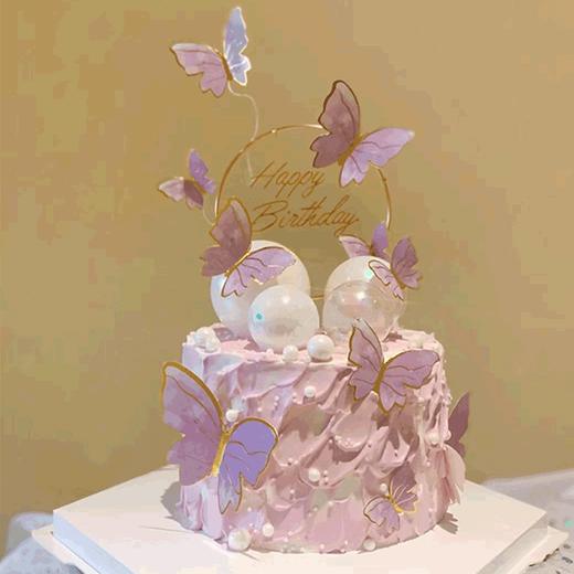 『与蝶共舞』蛋糕2磅七寸加高 218元 商品图0