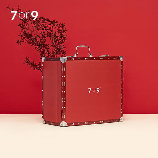 7or9-红色中式婚鞋礼盒 商品图3