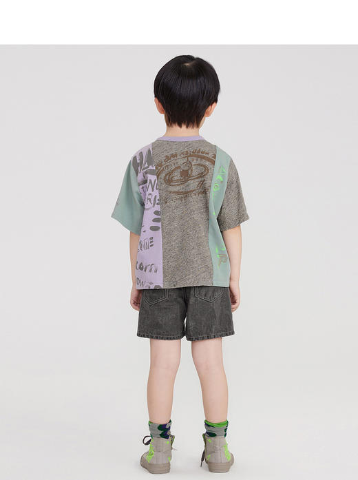 江南布衣童 22年夏装新款 短袖T恤   1M5113050 商品图5