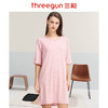 Threegun三枪 【彩条爽滑密棉】圆领中袖女士家居裙睡裙-70389A911 商品缩略图2