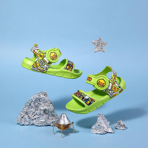 B.Duck小黄鸭童鞋夏季儿童凉鞋23-30 B2385039 商品图2