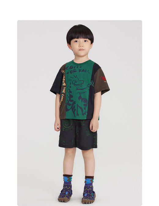 江南布衣童 22年夏装新款 短袖T恤   1M5113050 商品图9