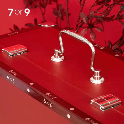 7or9-红色中式婚鞋礼盒 商品图2