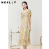 NEELLY纳俪商场同款夏季连衣裙女松紧抽绳领口气质长裙收腰大摆裙N22061Y01193 商品缩略图2