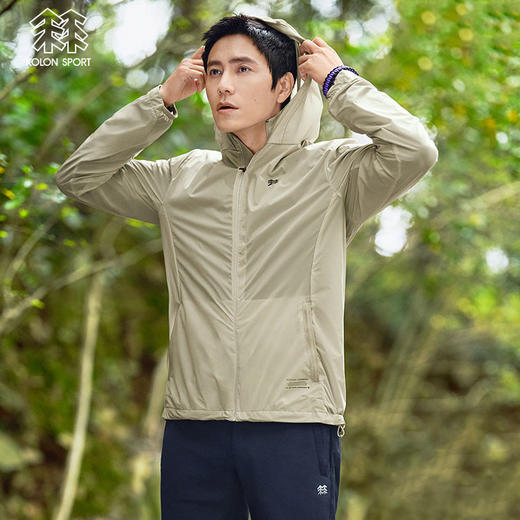 KOLONSPORT可隆户外休闲衣男防泼水运动露营皮肤衣LHJK2MN195 商品图0