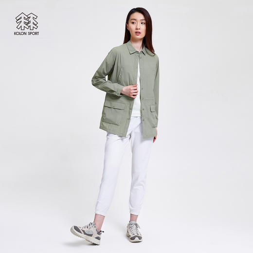 KOLONSPORT可隆户外休闲衣女款弹力梭织夹克舒适透汽外套上衣LKJK2MTK64 商品图1