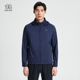 KOLONSPORT可隆皮肤衣男款防风外套防泼水风衣轻量透汽户外休闲衣LHJK2MN125