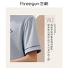 Threegun三枪 【水柔棉】圆领短袖短裤男士家居套家居服-81849D011 商品缩略图2