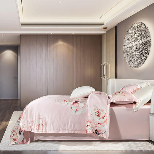 真丝床品四件套-晓露凝香 商品图1