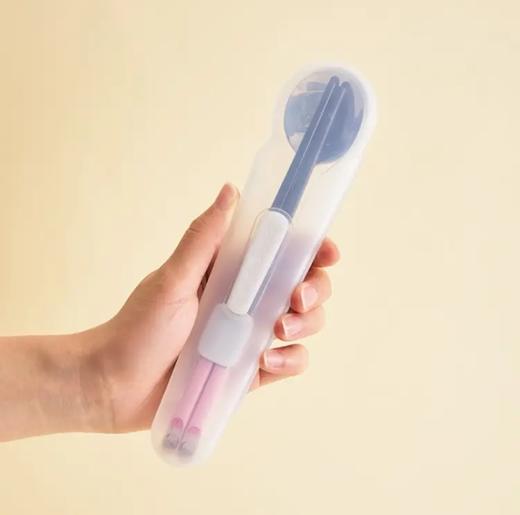 【专柜-多样屋】-合金筷便携筷勺套装 小孩男女吃饭 商品图6