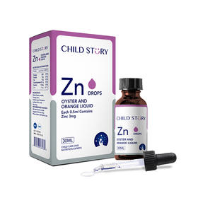 童年故事牡蛎橙复合饮液 儿童锌滴剂补锌 加拿大进口正品 30ml/瓶【72小时发货】