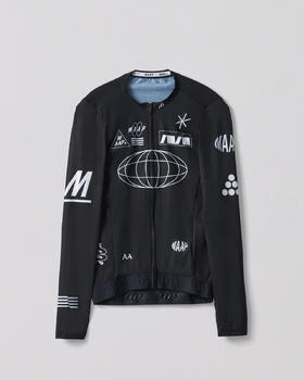 MAAP 男士 Axis Pro Jersey LS Black 长袖骑行服