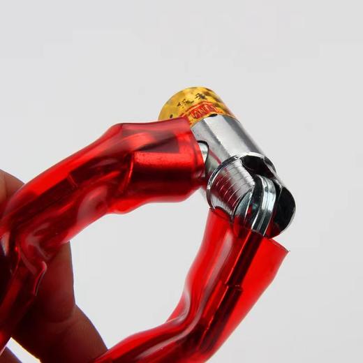 加厚铜芯包皮链条锁1.2m大门仓库链锁皮套锁防水防盗摩托车锁电动车锁1条 商品图4