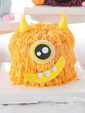 【黄怪兽】怪兽总动员蛋糕-鲜果奶油蛋糕