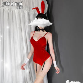 霏慕金丝绒兔女郎连体衣情趣内衣