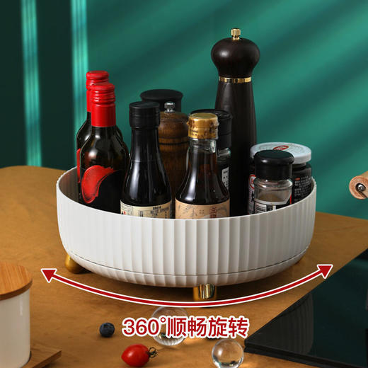 厨房360度调料品旋转架   点此购买-S仓 商品图2