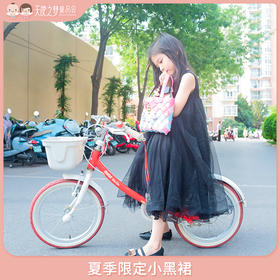 女童公主裙夏装连衣裙可爱洋气礼服限定小黑裙子