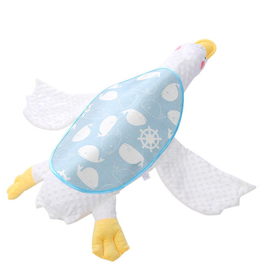 【大白鹅专用凉席垫子】安抚枕天鹅婴儿趴睡排气飞机抱枕睡觉飞机安抚神器 商品图4