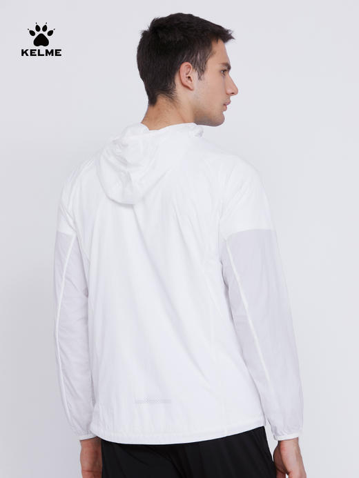 KELME卡尔美梭织皮肤衣男子2022夏季新款透气薄款连帽外套防晒服6223WT1005 商品图1