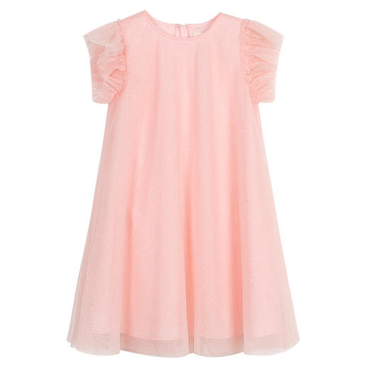 mettekids儿童裙子女童夏季2022新款洋气时髦网纱甜美公主连衣裙 商品图5