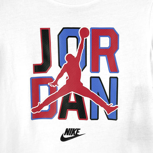 耐克-童衣类（夏）乔丹JORDAN夏季儿童男休闲运动纯棉圆领T恤JD2222083 商品图2