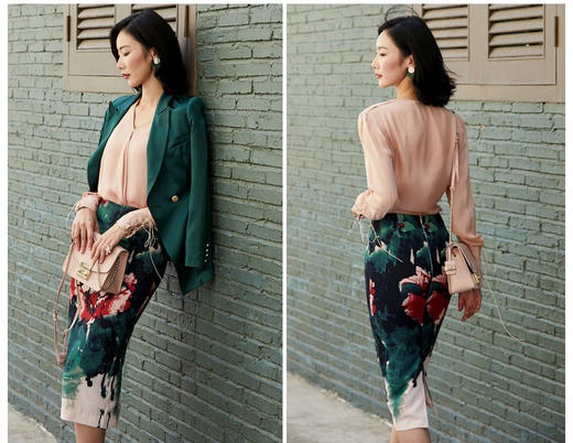 孤品-颈袖添香新款ol衬衫修身时尚袖口绑带女士衬衣J20133948A（四季可穿）不退可换 商品图6