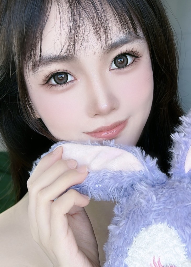 Hanawink年抛隐形眼镜 溏心露珠14.5mm 1副/2片-VVCON美瞳商城17