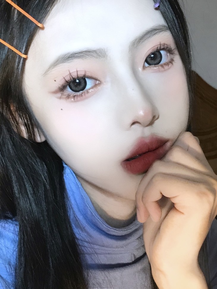 Hanawink年抛隐形眼镜 溏心露珠14.5mm 1副/2片-VVCON美瞳商城12