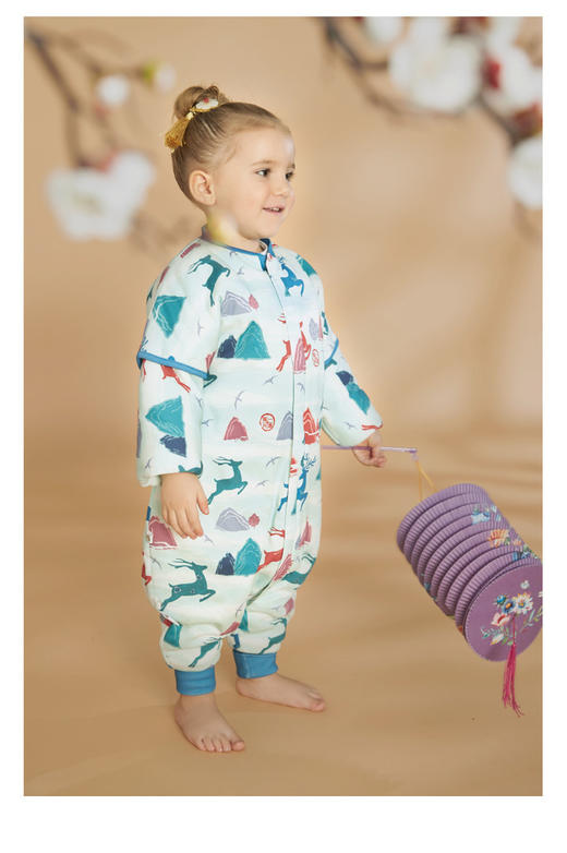 【188元任选2件】i-baby outlast分腿睡袋 牛气冲天 锦鲤鸿运 一鹿高升 百鸟迎春  商品图0