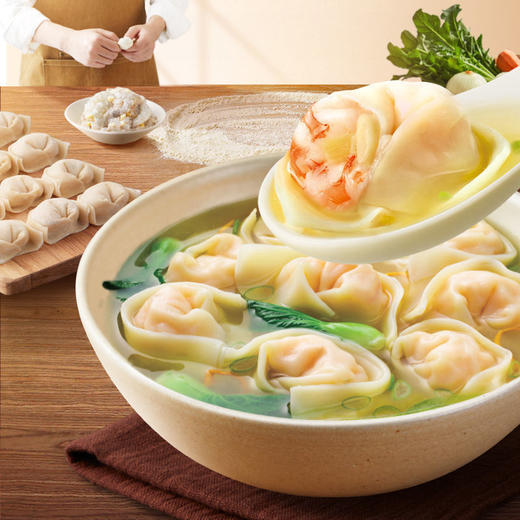 必品阁上汤好馅虾仁云吞鲜美清鸡汤底230g（A） 商品图1