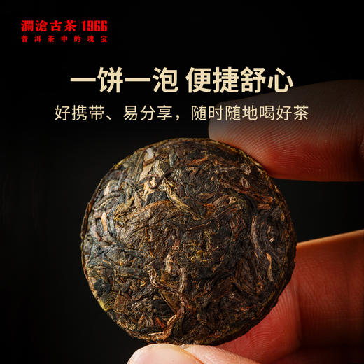 澜沧古茶金乔木普洱茶生茶小茶饼单筒66g*10瓶 商品图2