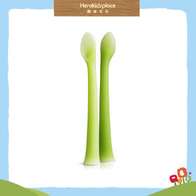 欧拉宝贝绿芽餐勺组合（喂食勺*2）42412