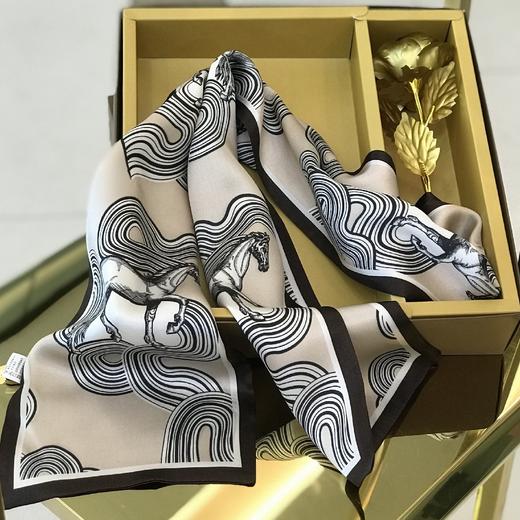 优品堂《春的律动》100％桑蚕丝双面长条巾 商品图8