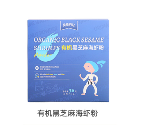 贝贝日记有机芝麻海虾粉36g/盒
