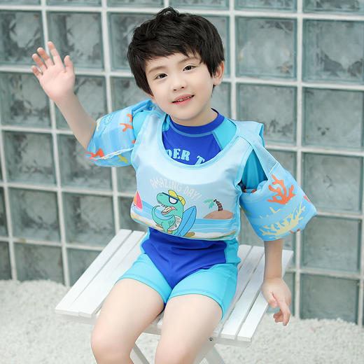 抖音爆款 专业儿童救生衣新款浮力水袖手臂圈婴幼儿救生衣浮力背心 商品图8