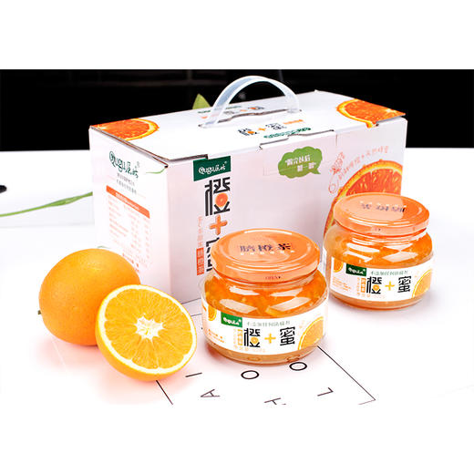 屈姑蜂蜜脐橙茶 500G*2 商品图1