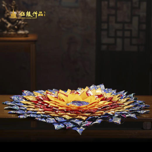 新品 纯手工莲花座（端坐金莲，福运连连） 商品图0
