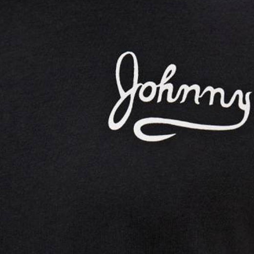 RICHMOND 男士棉质白色字母印花圆领短袖T恤 黑色 RMP19058TS BLACK WHITE 商品图2